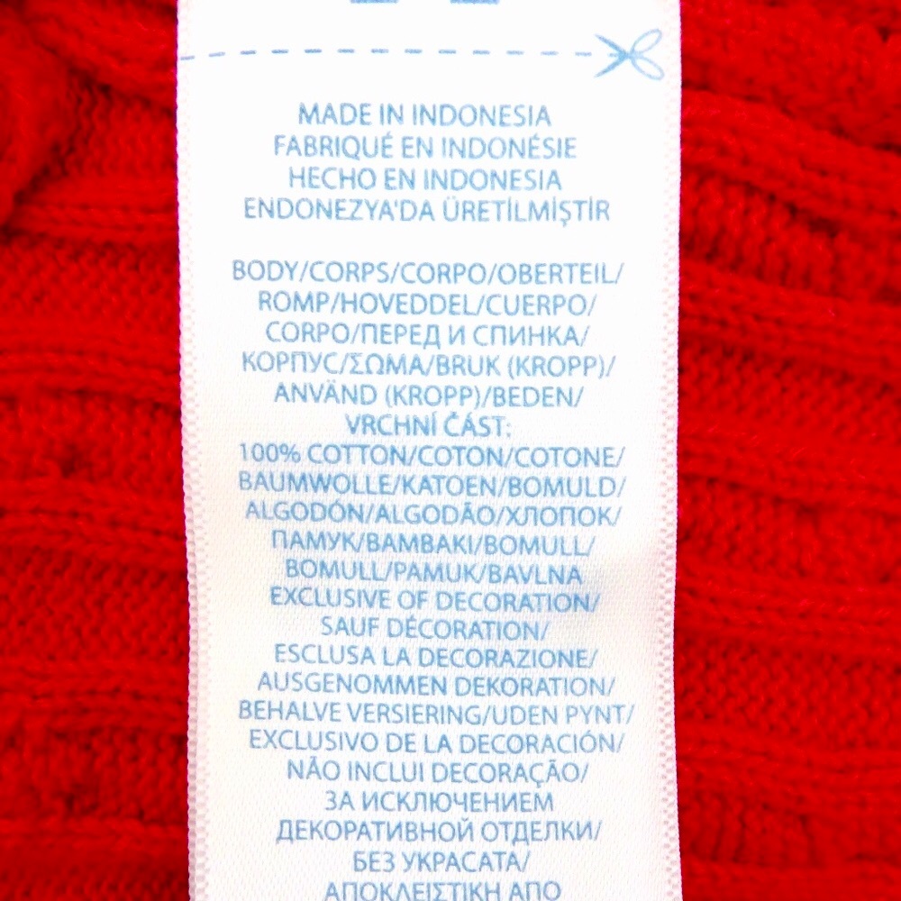 Ralph Lauren Baby Cable Knit Cardigan Button Front Knit Sweater Red 3mos Holiday - Picture 8 of 8